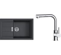 Set évier Tectonite Franke Sirius 2.0 143.0618.577, mitigeur de cuisine Oltens Myvat 35205100
