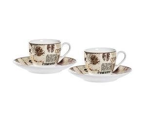 Set expresso CREMA, 4 pièces
