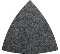 Set feuilles abrasives Delta avec bande auto-agrippante, non perforé Fein 63717082033 Grain 60, 80, 120, 180, 240 Cote dencoignure 80 mm 50 pc(s)
