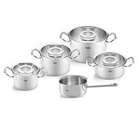 Batterie de cuisine ORIGINAL PROFI, set de 5, argent, acier inoxydable, Fissler