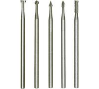Set fraises en acier Tungstène vanadium Proxxon Micromot tige Ø 2,35mm