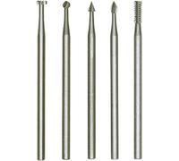 Set fraises en acier Tungstène vanadium Proxxon Micromot tige Ø 2,35mm