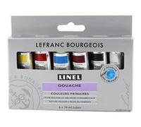 Set Gouache Couleurs Primaires Linel 6 X 14Ml - L&B G