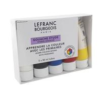 Set Gouache Étude 5 Tubes - 80 Ml - Lefranc Bourgeois