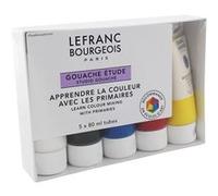 Set Gouache Étude 5 Tubes - 80 Ml - Lefranc Bourgeois G