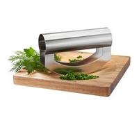 Set hachoir berceuse et planche à découper - Gefu - Argent - Inox G