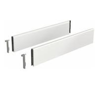 Parois latérales acier TopSide-H124mm-L500mm-blanc HETTICH
