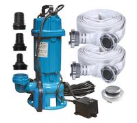 Set IBO Furiatka 1500 pompe + Raccord 52 mm + Tuyau incendie 30 m + 20 m