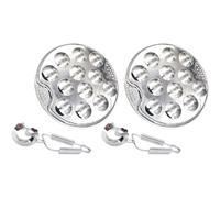 Set inox pour escargots et fruits de mer durable