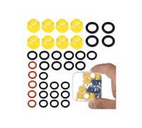 Set Joints Toriques et Joints d'Étanchéité 37 Pièces - Caoutchouc Résistant | Compatible avec nettoyeurs Kärcher K2-K7