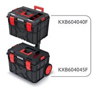 Set kufrů na nářadí a organizéru X BLOCK LOG 546x380x785 mm - barva: černá