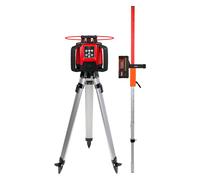 Set Laser de construction rotatif horizontal Levelfix 550HV + Trépied 1,8 m + Mire incluse - NETIM - 554511