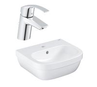 Set lavabo Grohe Euro Ceramic 39324000, mitigeur de lavabo Grohe Eurosmart 33265002