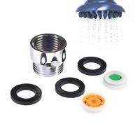 Set limiteur de débit pour douche - Régulateur limiteur réducteur | Réducteur de débit de douche, réducteur de douchette, réducteur de limiteur, insert régulateur, adaptateur pour économie