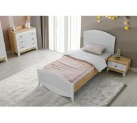 Set lit table de nuit commode et armoire chambre enfant 4pcs