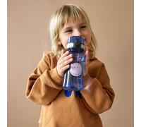 Lässig Set boîte à pain & gourde - Set déjeuner avec boîte à lunch et gourde (460 ml)/Little Gang Smile caramel/blue