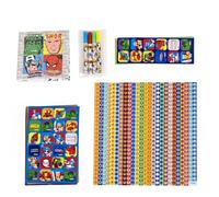 Set Marvel de plus de 1000 stickers | Set créatif Marvel avec plus de 1000 stickers, carnet, 4 feutres et motifs de super-héros pour créer et décorer.