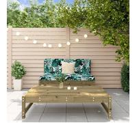 Set meubles d’extérieur - BONNIE - Salon de jardin 2 Pièces - bois de pin imprégné - 120 x 84 x 70cm LLDS7923858
