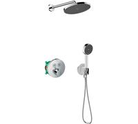 Set mitigeur bain-douche Hansgrohe ShowerSelect 15743000, douche à effet de pluie Hansgrohe Activera S 28056000, 26888000, 27413000, 01800180, 28276000, 28033000