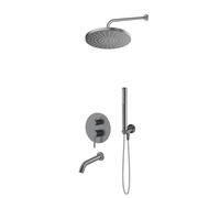 Set mitigeur bain-douche Oltens Molle 34113400, douche à effet de pluie Oltens Pluva 37010400, 39100400, 39402400, 39304400, 37102400, 37200400
