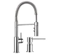Set mitigeur de cuisine Blanco Catris-S 521476, distributeur de savon Blanco Lato 525808