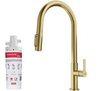Set mitigeur de cuisine Franke Maris Slim Clear Water J Pull-Out 120.0736.601, filtre sous évier Franke Pro M Connect 150.0752.886