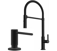 Set mitigeur de cuisine Franke Maris Slim Semi-Pro 115.0728.396, distributeur de savon Franke Active SM 119.0547.906