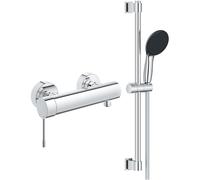 Set mitigeur de douche Grohe Essence 33636001, ensemble de douche Grohe Vitalio Start 27942001