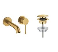 Set mitigeur de lavabo Grohe Essence New 19408GN1, bonde de lavabo Grohe 65807GN0