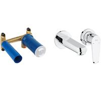 Set mitigeur de lavabo Grohe Eurodisc Cosmopolitan 19573002, élément encastré de mitigeur Grohe Eurostyle 23571000