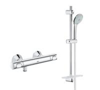 Set Mitigeur Thermostatique de Douche + Ensemble de douche complet 3 jets EUPHORIA 110 (34840000-EUPHORIA3)