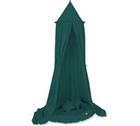 Set My Sweet Baby pour chambre d'enfant avec tapis de jeu vert et coussins en forme d'étoile