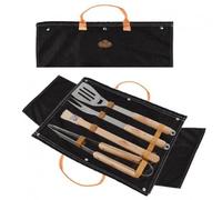 Set outils pour barbecue, sac jean