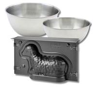 Set pâtisserie avec moule agneau de Pâques 3D 700 ml, 2 bols à mixer et spatule Zenker