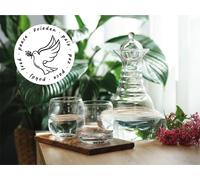 Set PEACE Edition : Carafe Aladdin 1,3 litre + 2 verres Mythos 0,25 litre - pour la paix intérieure et l'harmonie