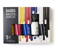 Set Peinture Acrylique de 5 tubes - Liquitex Basics