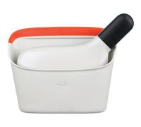 Set pelle et balayette GOOD GRIPS 19 cm, blanc, plastique, OXO