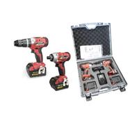 Set perceuse sans fil PBL 224 P hocs sans fil ISL 224, mallette, STAYER