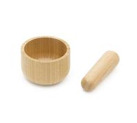 Set pilon et mortier bambou Pebbly
