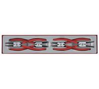 Set Pince circlips TTX-4 tray capacité 40- 100mm 4 pièces Teng Tools TTX474-9