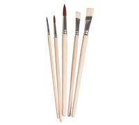 Set Pinceaux Jard.Enfants+École Fsc 100%, Assortis, 5 Pces