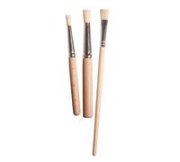 Set Pinceaux Peinture Au Pochoir Fsc100%, Assortis, 3 Pces