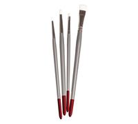 Set Pinceaux Peinture Sur Tissu Fsc 100%, Assortis, 4 Pces