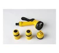 Set pistolet d'arrosage 5 jets + 3 raccords 12.5-15 mm