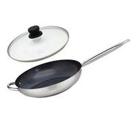 Set Poêle 32 cm céramique sans et couvercle Profi Therm Platinum Elo