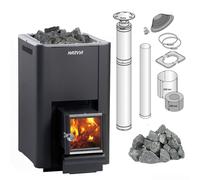 Poêle de sauna Harvia 20 Pro SL Allemagne Set Incl. pierres et système de cheminée