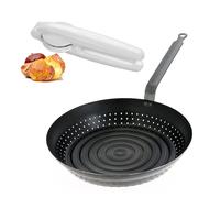 Set poêle à marrons 28 cm et coupe châtaignes