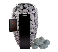 Set Poêles sauna Harvia Spirit WiFi - 9 kW et pierres de sauna rondes Harvia R-991