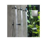 Set pomme de tête 100mm orientable nickel satiné Apice Spot - Bossini HH1000094