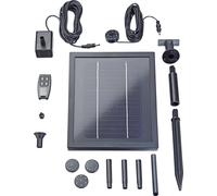 Set pompe solaire Pontec 43324 avec éclairage, avec batterie de stockage